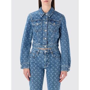 Marine Serre Jacket Woman Blue